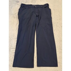 Duluth Trading Flexpedition Pants Mens 36x30 Relaxed Cargo Stretch Navy Blue